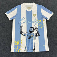 Lionel Messi GOAT Argentina Champion Special Jersey