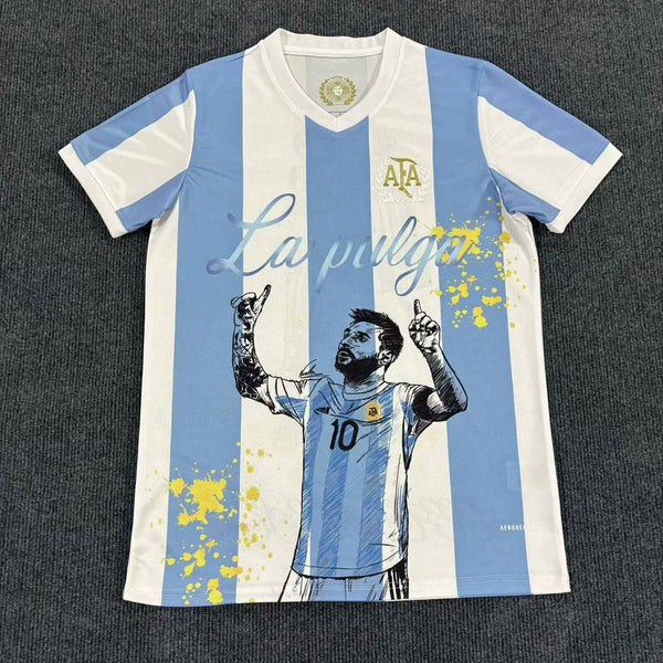 Lionel Messi GOAT Argentina Champion Special Jersey