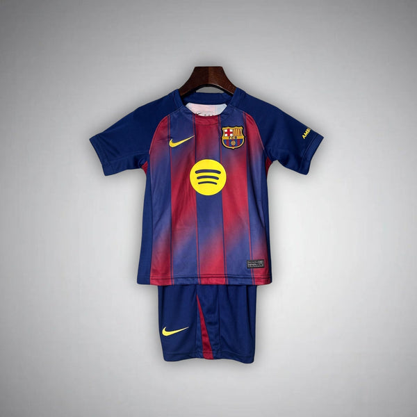 25/26 FC Barcelona Home Kids Size Kit