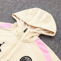 PSG Beige and Black Premium Tracksuit