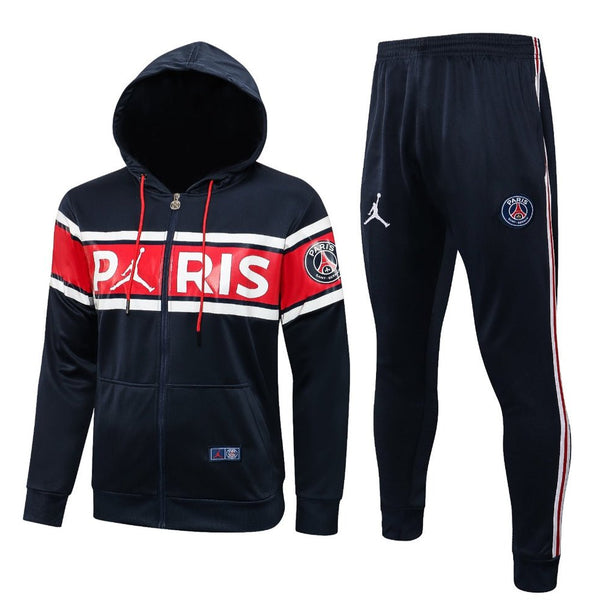 PSG Dark Blue and Red Premium Tracksuit