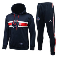 PSG Dark Blue and Red x White Premium Tracksuit