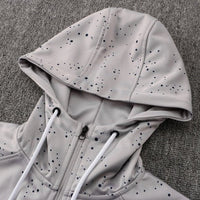 PSG Dark Gray and Blue Premium Tracksuit