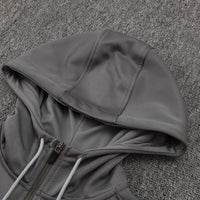 Tottenham Gray and Black Premium Tracksuit